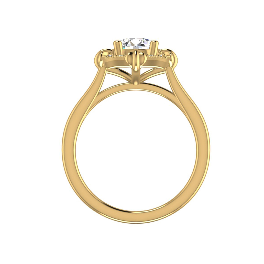 Kiara Halo Engagement Ring